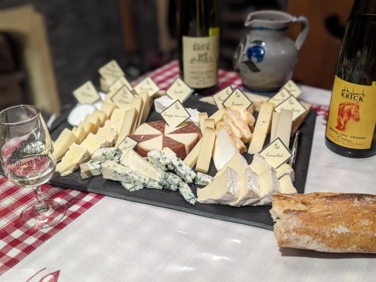 Soirée vins d'Alsace et fromages